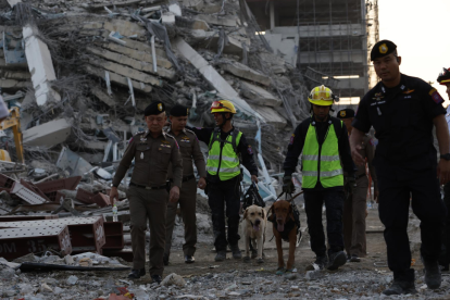 Imágenes que deja el terremoto en Myanmar.
