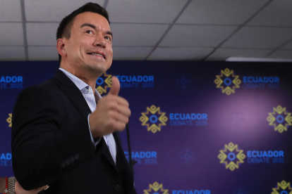 Fotografía del presidente de Ecuador, Daniel Noboa.