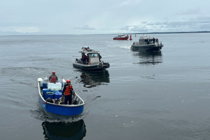 Embarcaciones de la Armada de Colombia en un operativo. Imagen referencial.