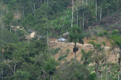 Imagen referencial de una carretera de Zamora Chinchipe.