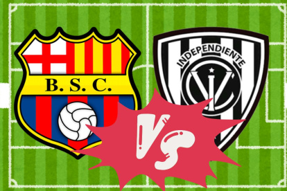 Barcelona SC  vs Independiente del Valle en el Monumental.