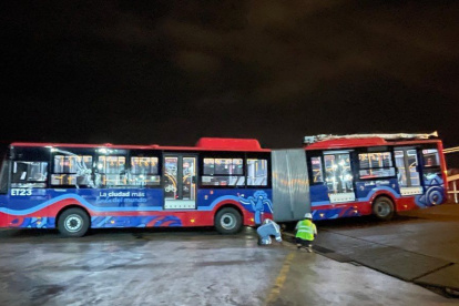 Los trolebuses eléctricos son parte del plan de renovación del sistema.