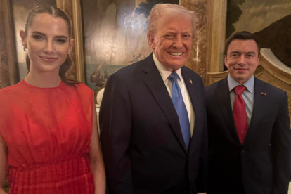 Foto compartida por el presidente Daniel Noboa.