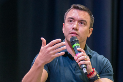 El presidente de Ecuador, Daniel Noboa.