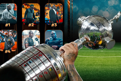 Segundo Castillo DT de Barcelona y su forma de vestir en Copa Libertadores causa sensación.