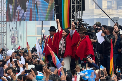 Pachakutik y la Revolución Ciudadana firmaron un acuerdo de cara al 13 de abril.