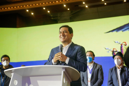 El excandidato presidencial del correísmo, Andrés Arauz.