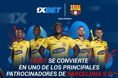1xBet y Barcelona S.C. sellan una alianza global hasta 2027 para fortalecer el fútbol ecuatoriano.
