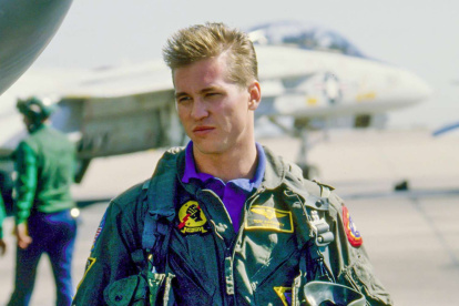 Val Kilmer interpretó a Tom "Iceman" Kazansky Top Gun