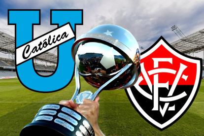 Universidad Católica visita a Vitória en la Copa Sudamericana 2025.