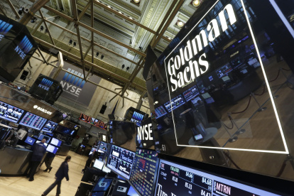 La empresa Goldman Sachs en la bolsa.