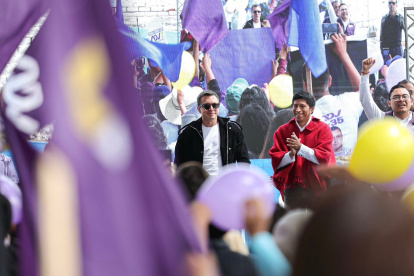Campaña. El presidente-candidato Daniel Noboa se encuentra haciendo actividades proselitistas en la provincia Tungurahua, sin haber solicitado licencia a la Asamblea Nacional.