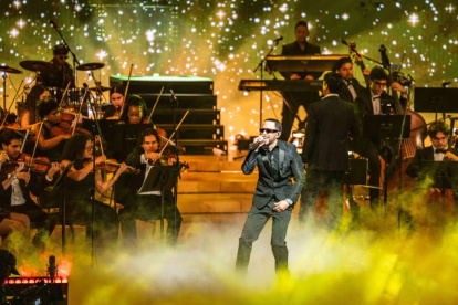 Yandel en su nuevo DVD.