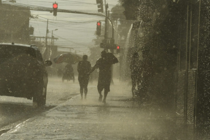Lluvia en Guayaquil.