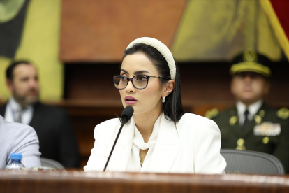 La presidenta de la Asamblea Viviana Veloz se pronunció sobre la sentencia de la Corte.