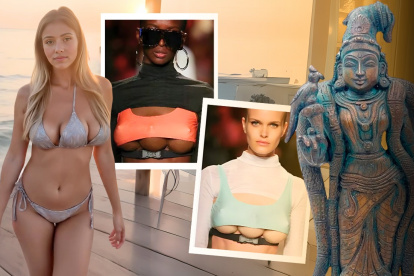 Una modelo con tres senos, generada con IA, no es la primera bajo la idea de esta figura poco común.