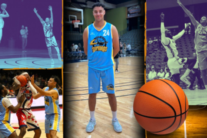El tricolor Alexander Guerra suma experiencia con el SkyKings de la The Basketball League de Estados unidos