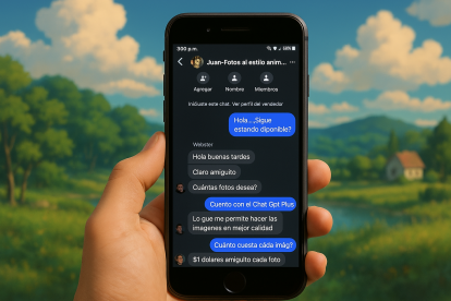 Venden imágenes estilo Ghibli por $1 en Marketplace de Facebook usando IA gratuita.