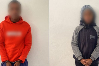 Los dos detenidos estaban en una casa en Machachi.