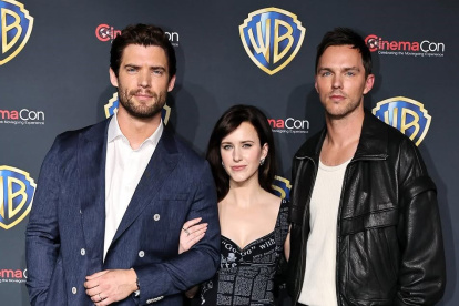 David Corenswet, Rachel Brosnahan y Nicholas Hoult