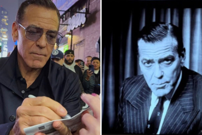 George Clooney en su debut en Broadway