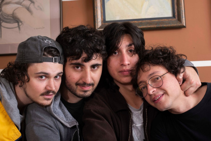 Lucas Ortiz (25), Joaquín Andino (25), Sebastián Jarrín (23) y Gabriel Patiño (25).