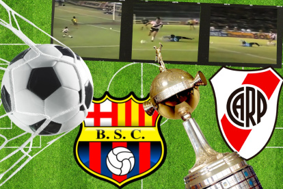 Barcelona cayó goleado ante River Plate las dos veces que lo enfrentó en el grupo A de la Copa Libertadores 1986.