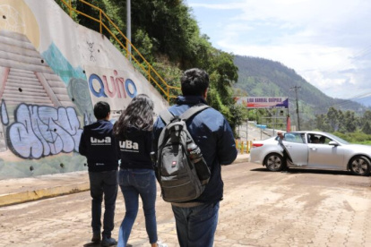 La Unidad de Bienestar Animal brindó atención veterinaria a 18 animales, tras el deslizamiento de tierra en Guapulo