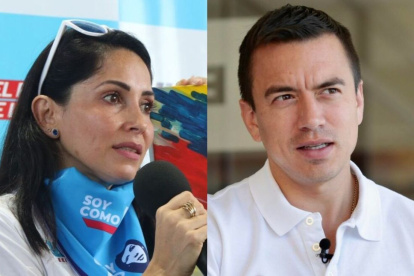 Luisa González y Daniel Noboa se disputan la Presidencia del Ecuador.