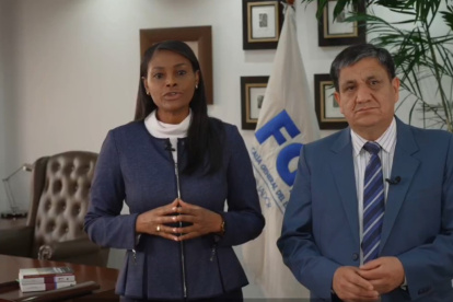 Los fiscales Diana Salazar (general) y Wilson Toainga (subgrogante) anunciaron que seguirán en funciones prorrogadas, desde este 8 de abril de 2025.