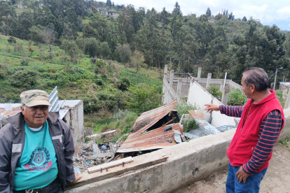 Situación. Los moradores de Pinllo piden intervención de las autoridades.