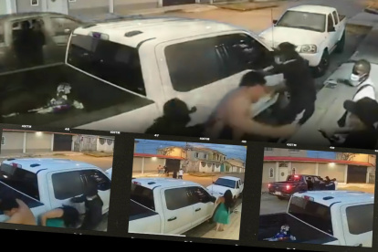 Imágenes del secuestro de un hombre en Samanes 7, en el norte de Guayaquil.