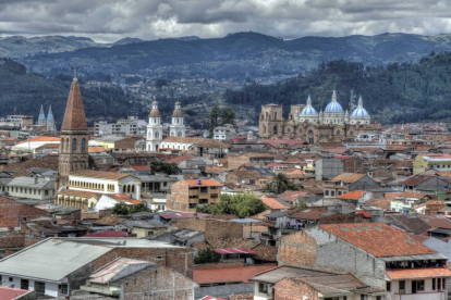 Vista del Centro Histórico de Cuenca.