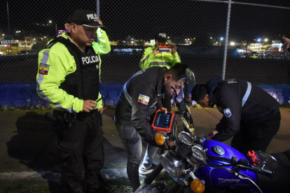 150 policias participaron en los operativos en Solanda.