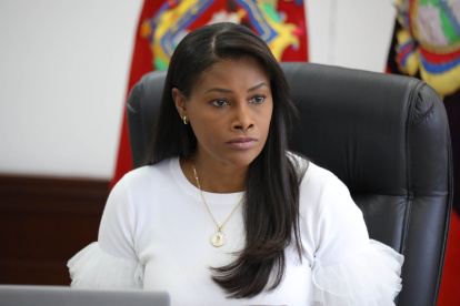 La fiscal general del Estado, Diana Salazar.