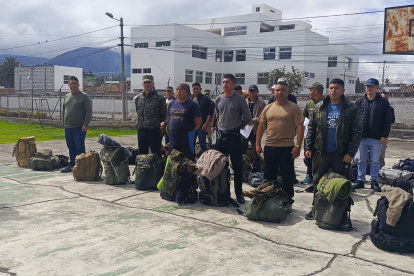 Los reservistas participaran en el proceso electoral en la provincia de Cotopaxi.