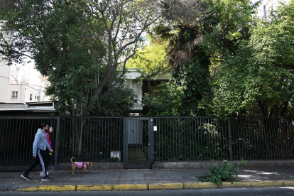 La casa del expresidente chileno Salvador Allende, en Providencia, Chile. El gobierno chileno vio frustrados sus intentos por adquirirla.