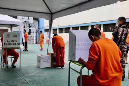 La jornada electoral arrancó este 10 de abril en las cárceles del país.