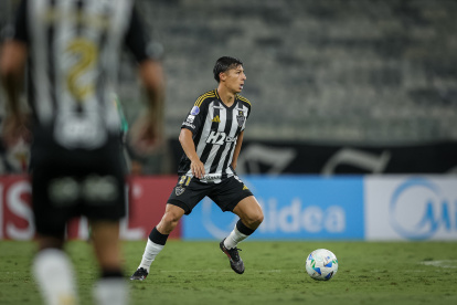 Alan Franco fue titular con el Atlético Mineiro ante Deportes Iquique.