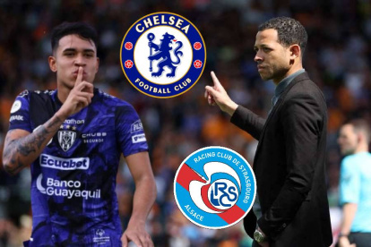 Kendry Páez fue analizado por Liam Rosenior, entrenador del Estrasburgo francés.