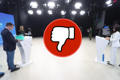 Daniel Noboa y Luisa González protagonizaron el único careo el pasado 23 de marzo.