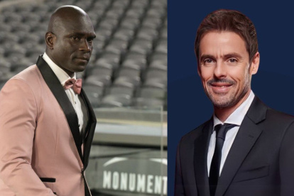 Segundo Castillo y su look que causó sensación en el periodista Mariano Closs.