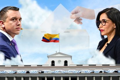 Los resultados de las elecciones Ecuador 2025, entre Daniel Noboa y Luisa González.
