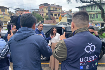 Verónica Abad, vicepresidenta de Ecuador, se refirió a la sentencia que suspendió sus derechos políticos.