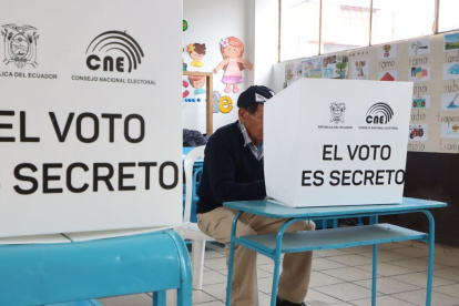 Más de 13 millones de ecuatorianos fueron convocados a volver a la urnas.