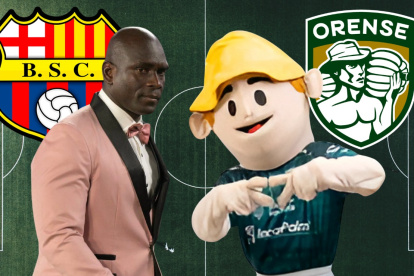 Segundo Castillo frente a frente con Bananerito en el estadio Nueve de Mayo de Machala.