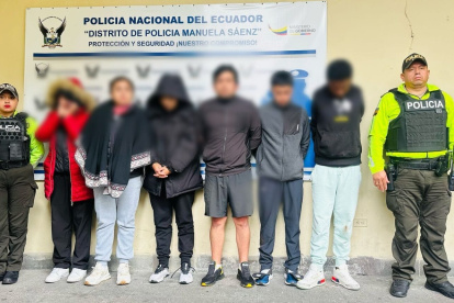 La Policía deutvo a seis integrantes de un grupo delictivo.