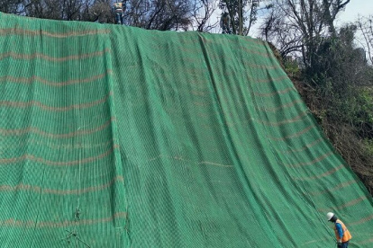 Se busca controlar la erosión del terreno y prevenir nuevos desprendimientos.