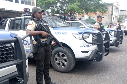 Las autoridades de Playas realizaron el operativo