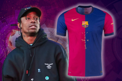Travis Scott hará una colaboración con FC Barcelona.